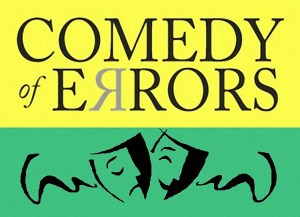 comedy of errors postcard